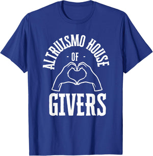 ALTRUISMO House of Givers, RCA Givers School Spirit, Black T-Shirt - T-Shirt | Royal