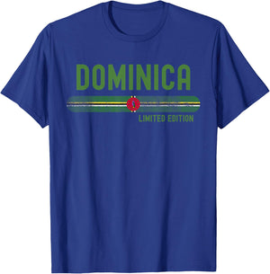Dominica Flag | Men Women Kids | Patriotic Dominican T-Shirt - T-Shirt | Royal