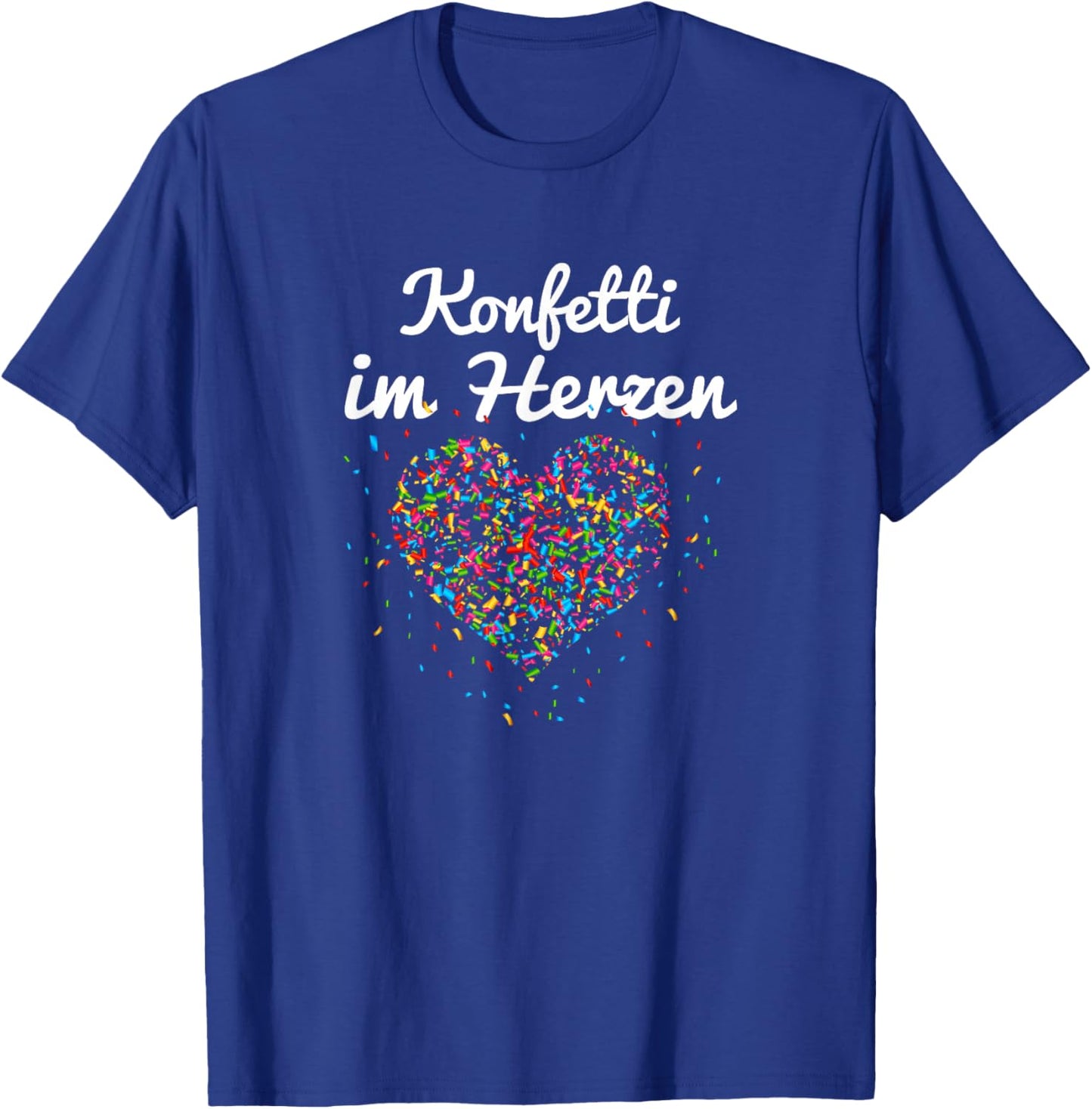 with Confetti in the Heart Carnival T-Shirt - T-Shirt | Royal