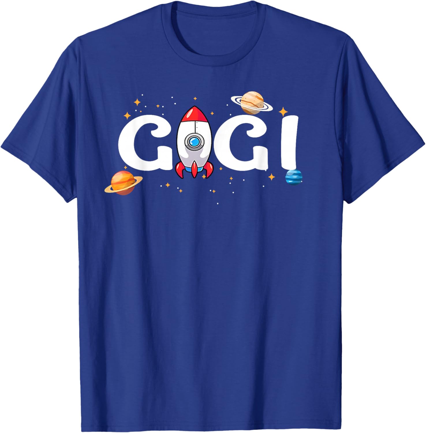 Gigi of The Birthday Boy Astronaut 1st Birthday Family T-Shirt - T-Shirt | Royal