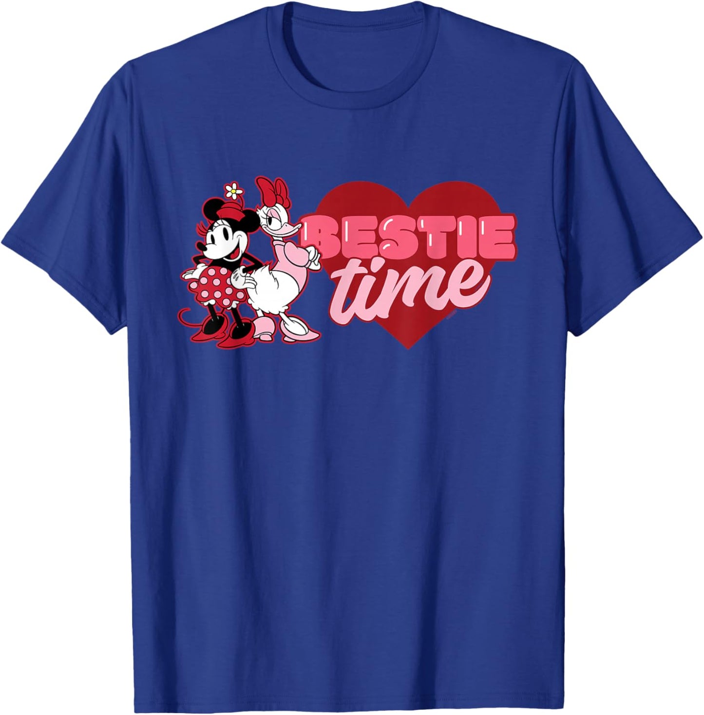Disney Minnie & Daisy Valentine’s Day Bestie Time Matching T-Shirt - T-Shirt | Royal