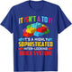 Sophisticated Inter-Locking Brick System - Block Building T-Shirt - T-Shirt | Royal