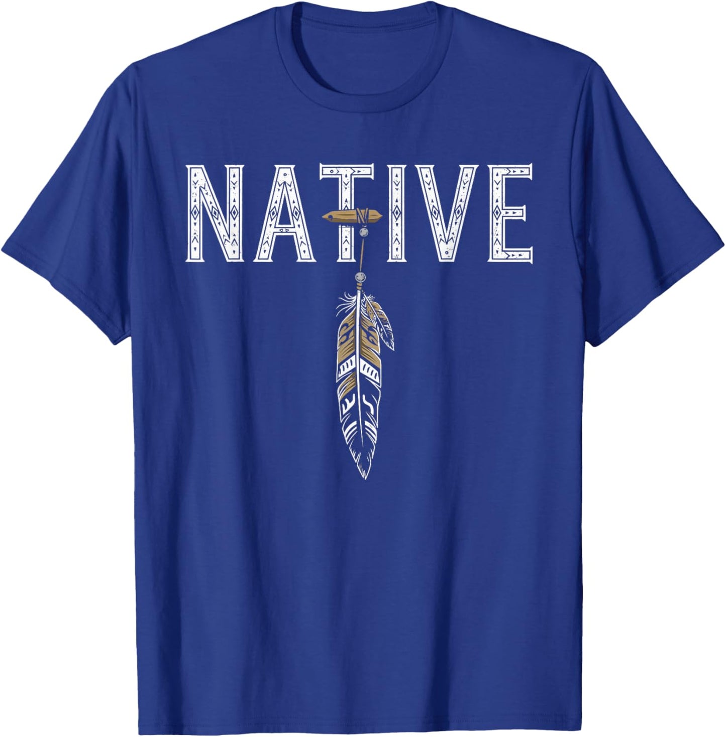 Native Indian American Day Pride Indigenous Native American T-Shirt - T-Shirt | Royal
