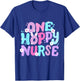 One Hoppy Nurse Retro Groovy Happy Easter Bunny Women T-Shirt - T-Shirt | Royal