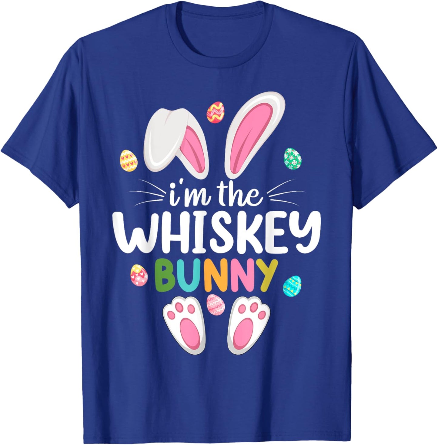 I'm The Whiskey Bunny Matching Family Easter T-Shirt - T-Shirt | Royal