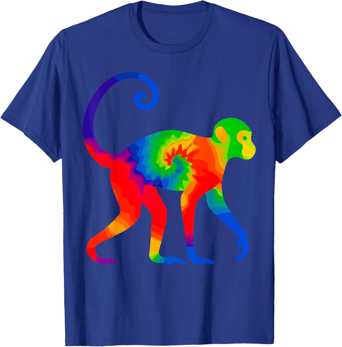 Tie-Dye Monkey T-Shirt - T-Shirt | Royal