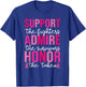 Breast Cancer Support Admire Honor Breast Cancer Awareness T-Shirt - T-Shirt | Royal