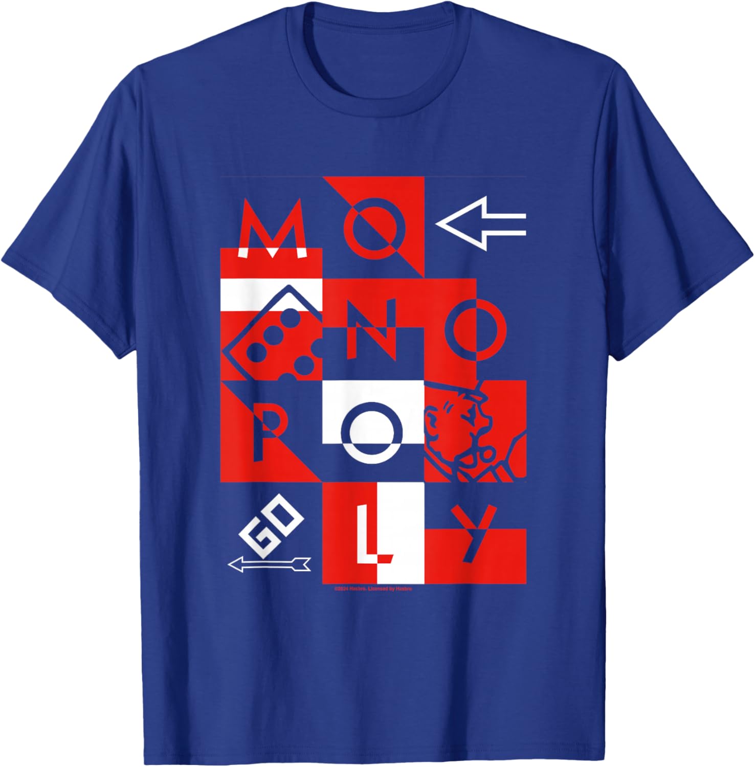 Monopoly Classic Grid T-Shirt - T-Shirt | Royal