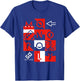 Monopoly Classic Grid T-Shirt - T-Shirt | Royal