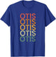 Retro Custom First Name Otis T-Shirt - T-Shirt | Royal