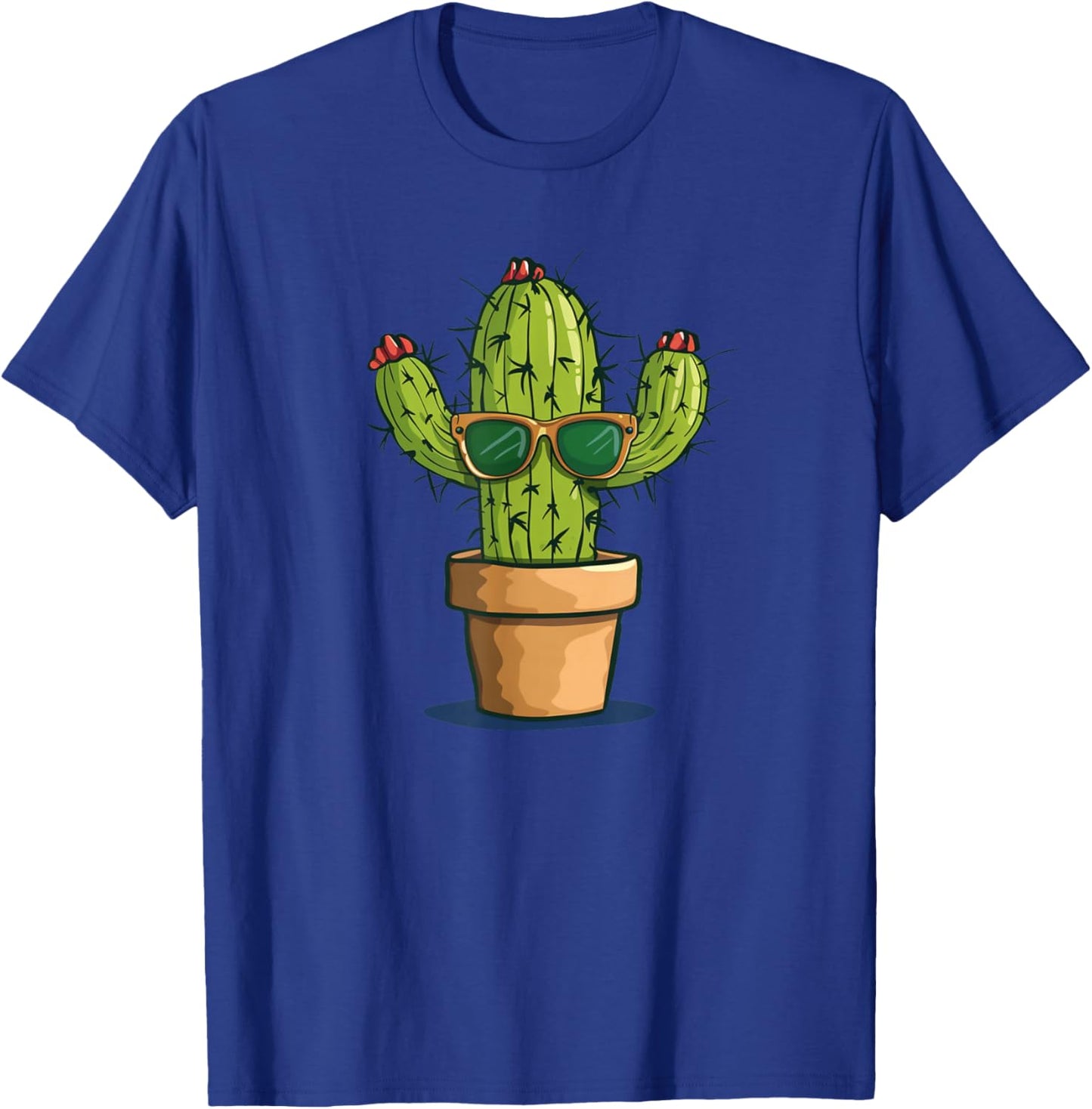 Funny Cactus with Sunglasses Costume for Kids and Adults T-Shirt - T-Shirt | Royal