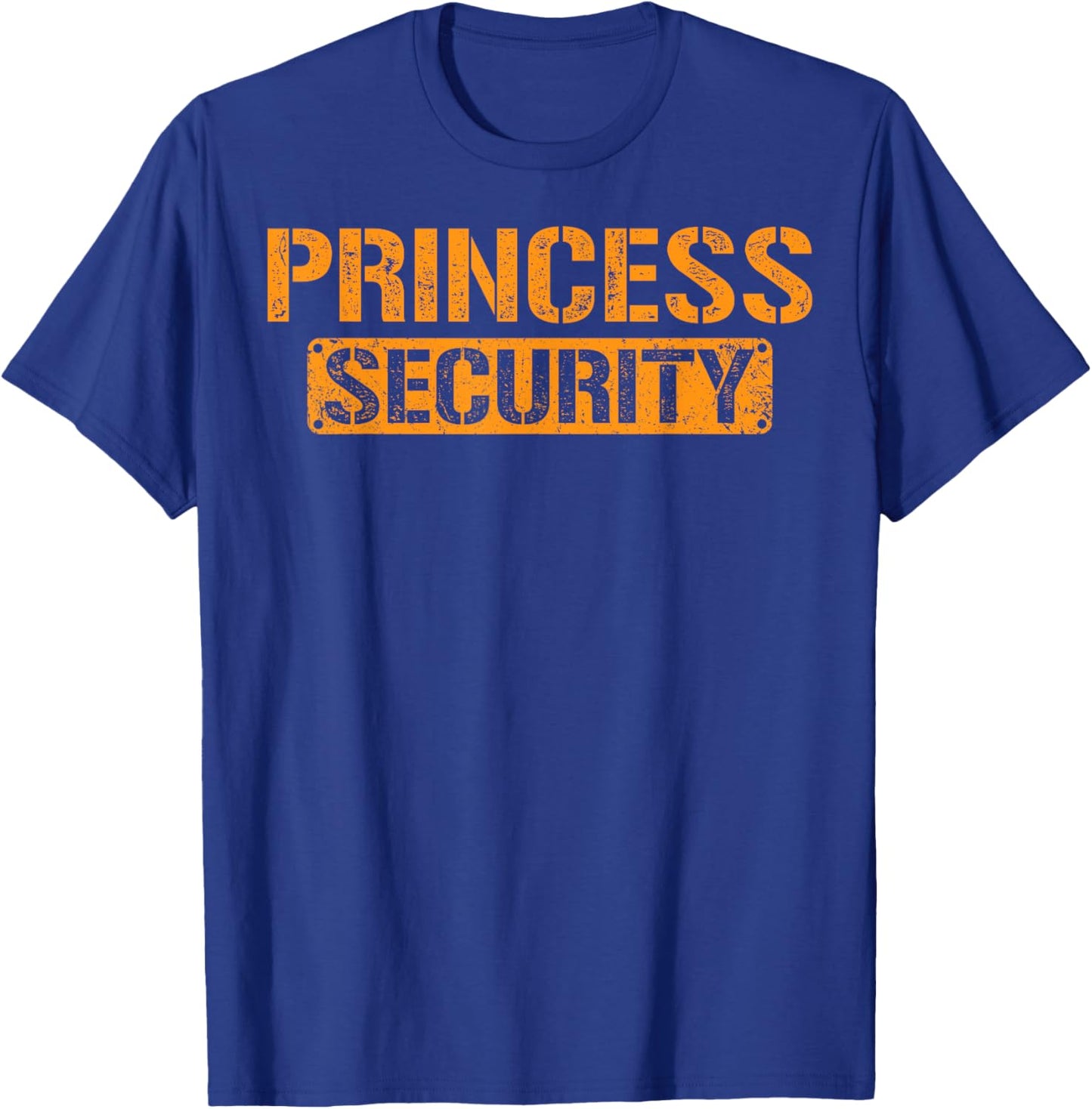 Halloween Dad Mom Daughter Adult Costume Princess Security T-Shirt - T-Shirt | Royal