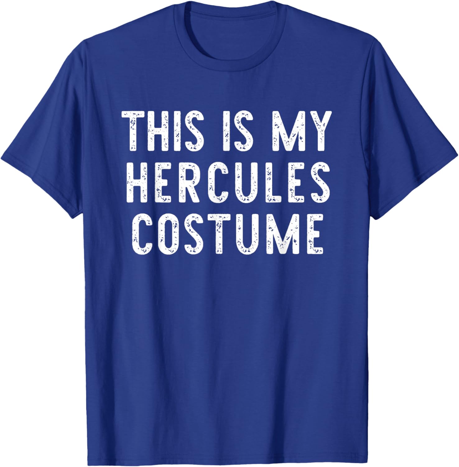 This Is My Hercules Costume Halloween Simple Kids Adult T-Shirt - T-Shirt | Royal