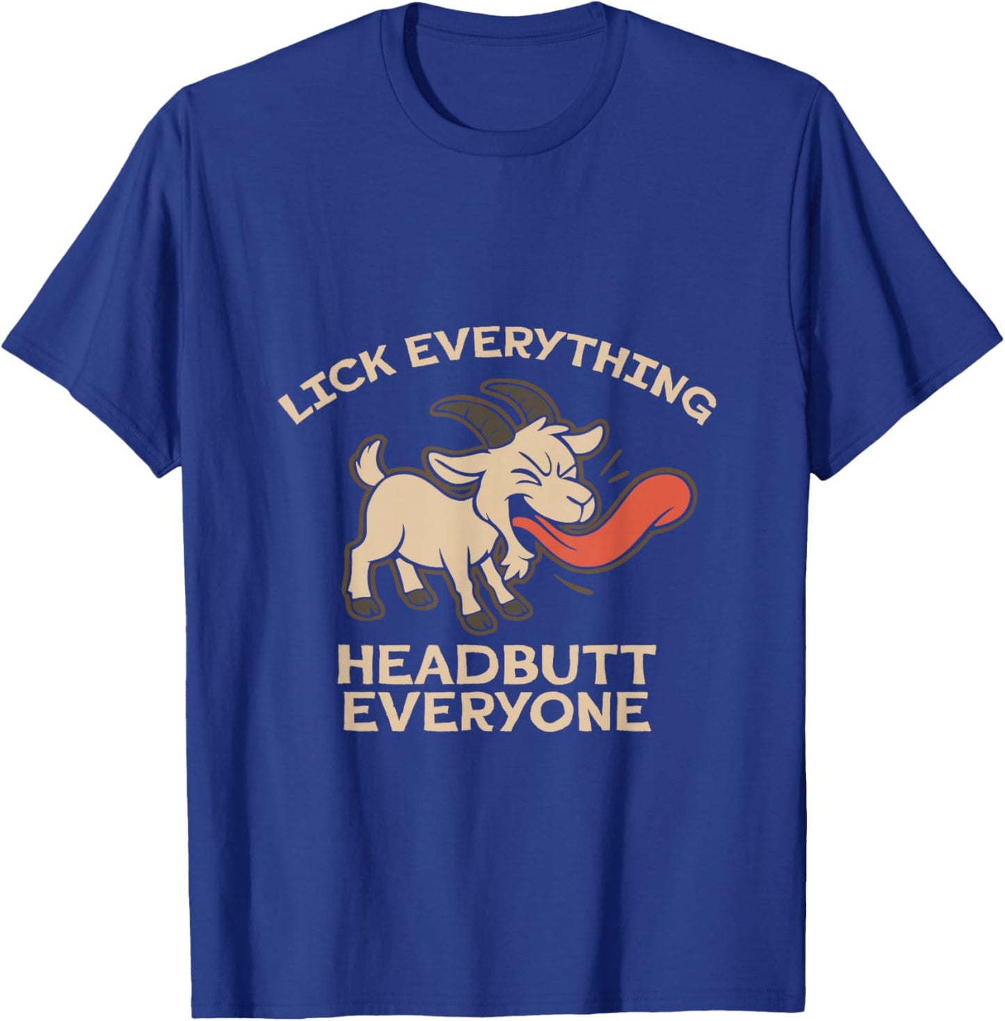 Headbutt Everyone Goat Simulator T-Shirt - T-Shirt | Royal