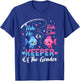 Keeper Of The Gender Fish He Or Fish Gender Reveal Party T-Shirt - T-Shirt | Royal