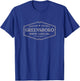Greensboro North Carolina | Historic Greensboro NC T-Shirt - T-Shirt | Royal