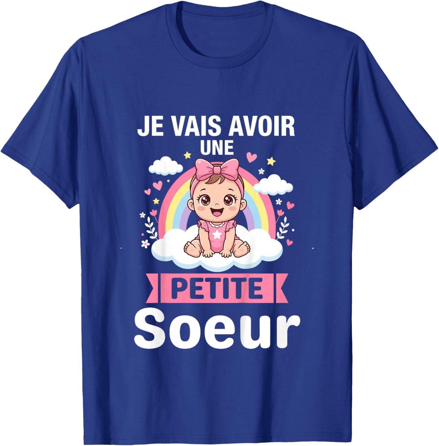 Enfant Annonce Grossesse - Bientôt Je Vais Avoir Une Petit Soeur T-Shirt - T-Shirt | Royal