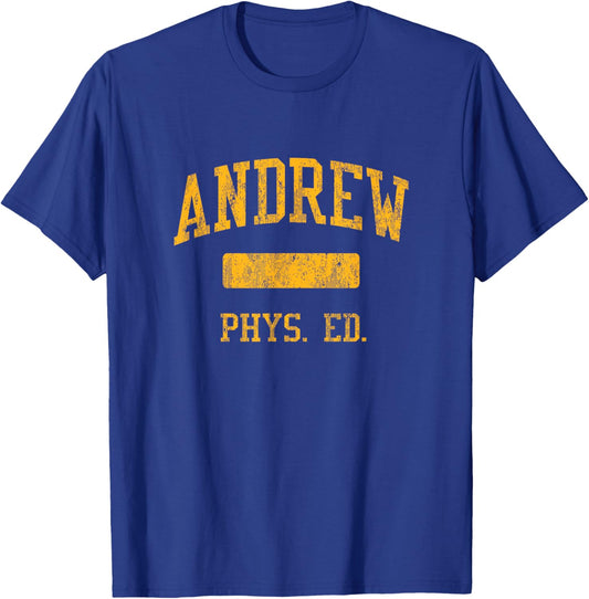 Andrew High School HS Orland Hills IL PHYS Ed T-Shirt - T-Shirt | Royal