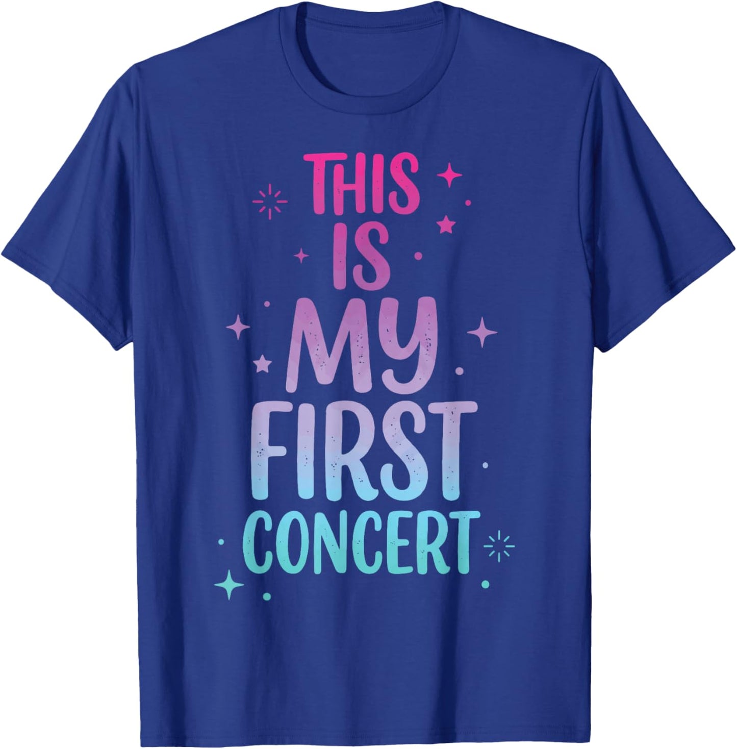 This is My First Concert T-Shirt - T-Shirt | Royal