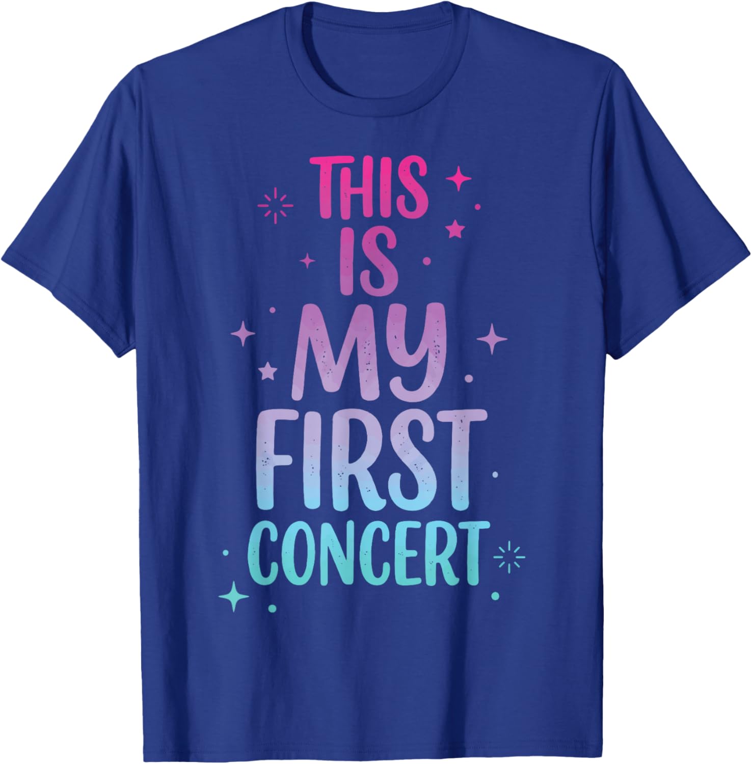 This is My First Concert T-Shirt - T-Shirt | Royal