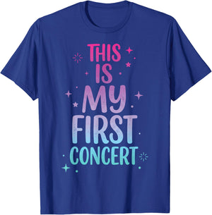 This is My First Concert T-Shirt - T-Shirt | Royal