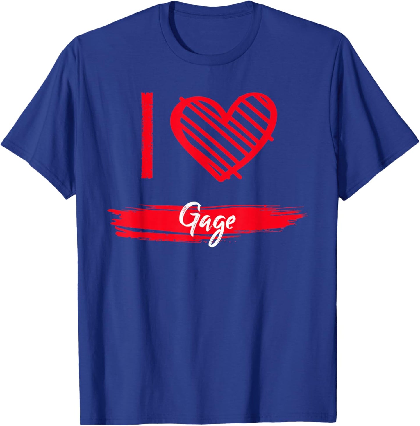 I Love GAGE County I Heart GAGE T-Shirt - T-Shirt | Royal