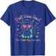 Y'all were Feral But I Low Key Love You Raccoon Cute Teacher T-Shirt - T-Shirt | Royal