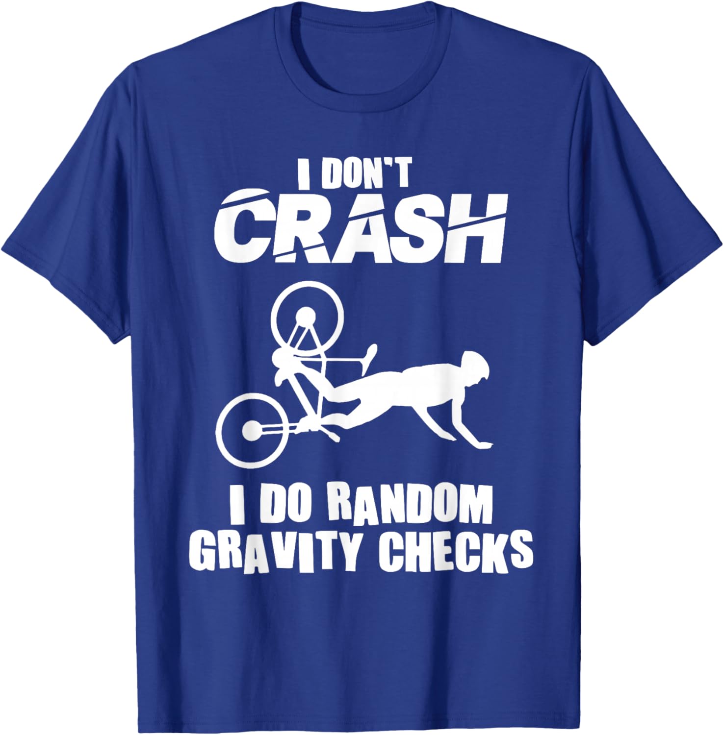 Funny Mountain Bike Design Women MTB Mountain Biker T-Shirt - T-Shirt | Royal