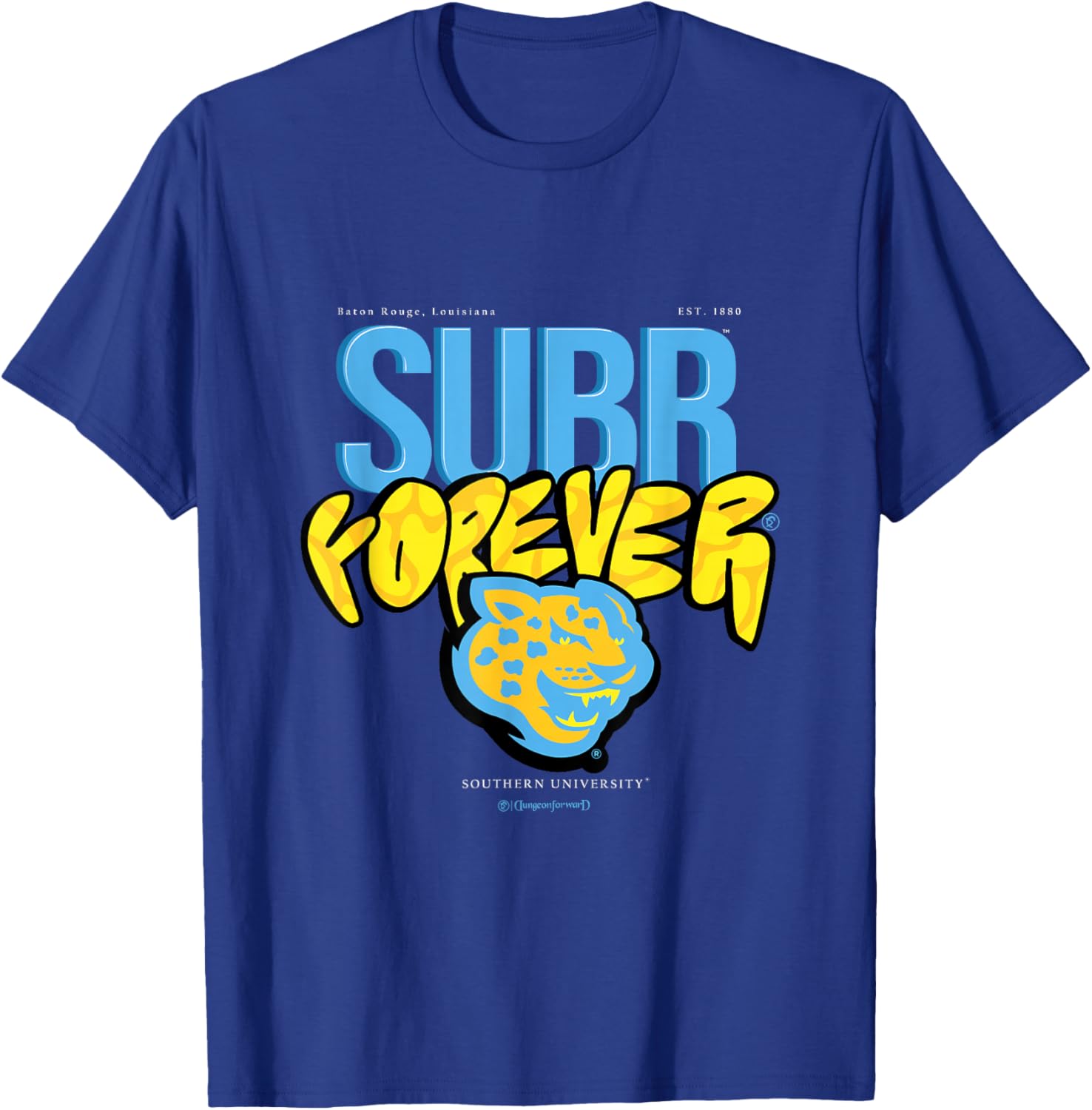 The Yard Essentials - Southern University - SU Forever HBCU T-Shirt - T-Shirt | Royal