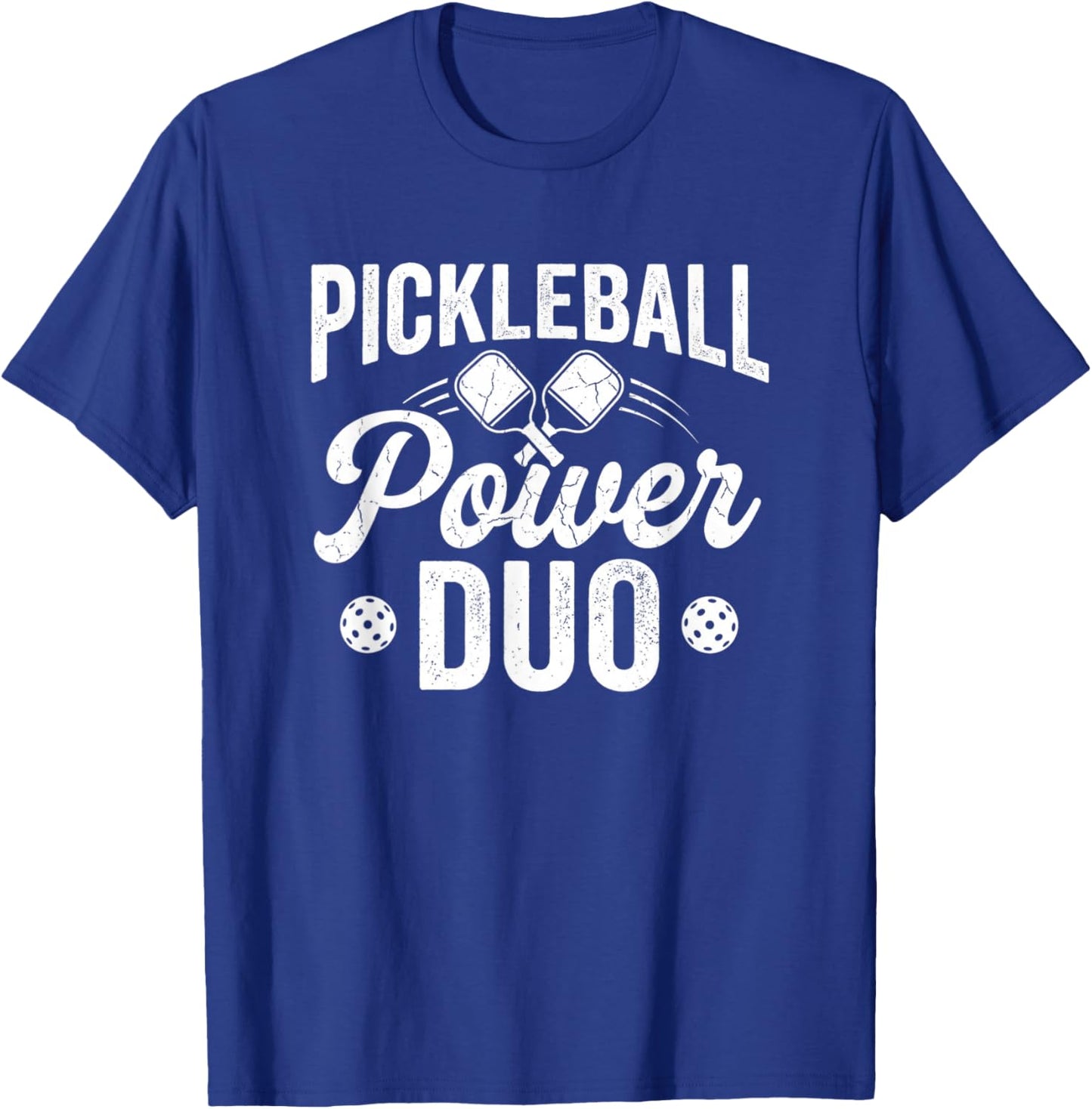 Pickleball Power Duo Lustiger Pickleball-Partnerhumor T-Shirt - T-Shirt | Royal