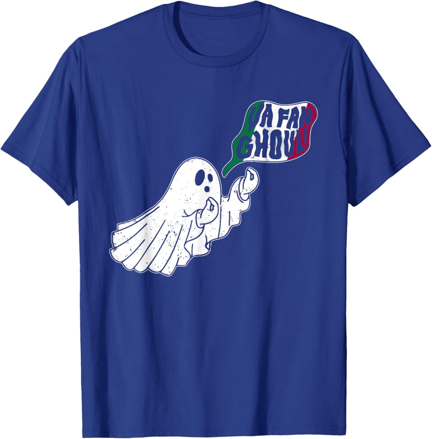 Va Fan Ghoul Ghost Italian Halloween Funny Costume Men Women T-Shirt - T-Shirt | Royal