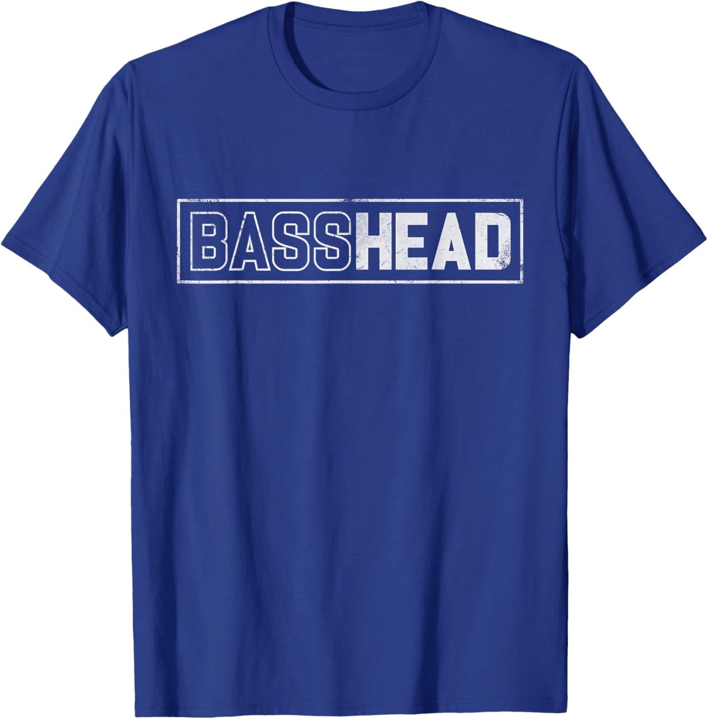 Basshead Dubstep Bass Head Drum And Bass EDM Techno Grunge T-Shirt - T-Shirt | Royal