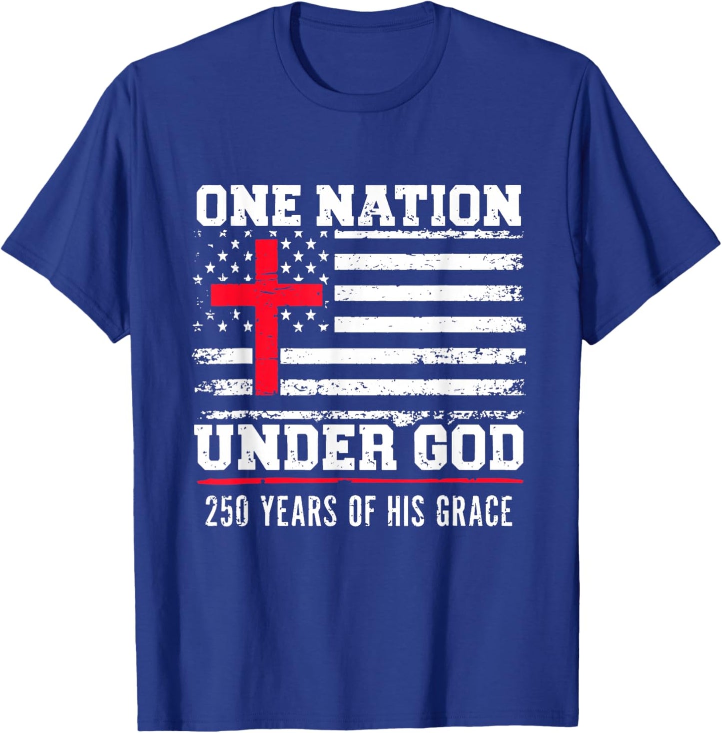 One Nation Under God T-Shirt - T-Shirt | Royal