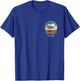 USS Kitty Hawk CV-63 Logo American Flag Aircraft Carrier T-Shirt - T-Shirt | Royal