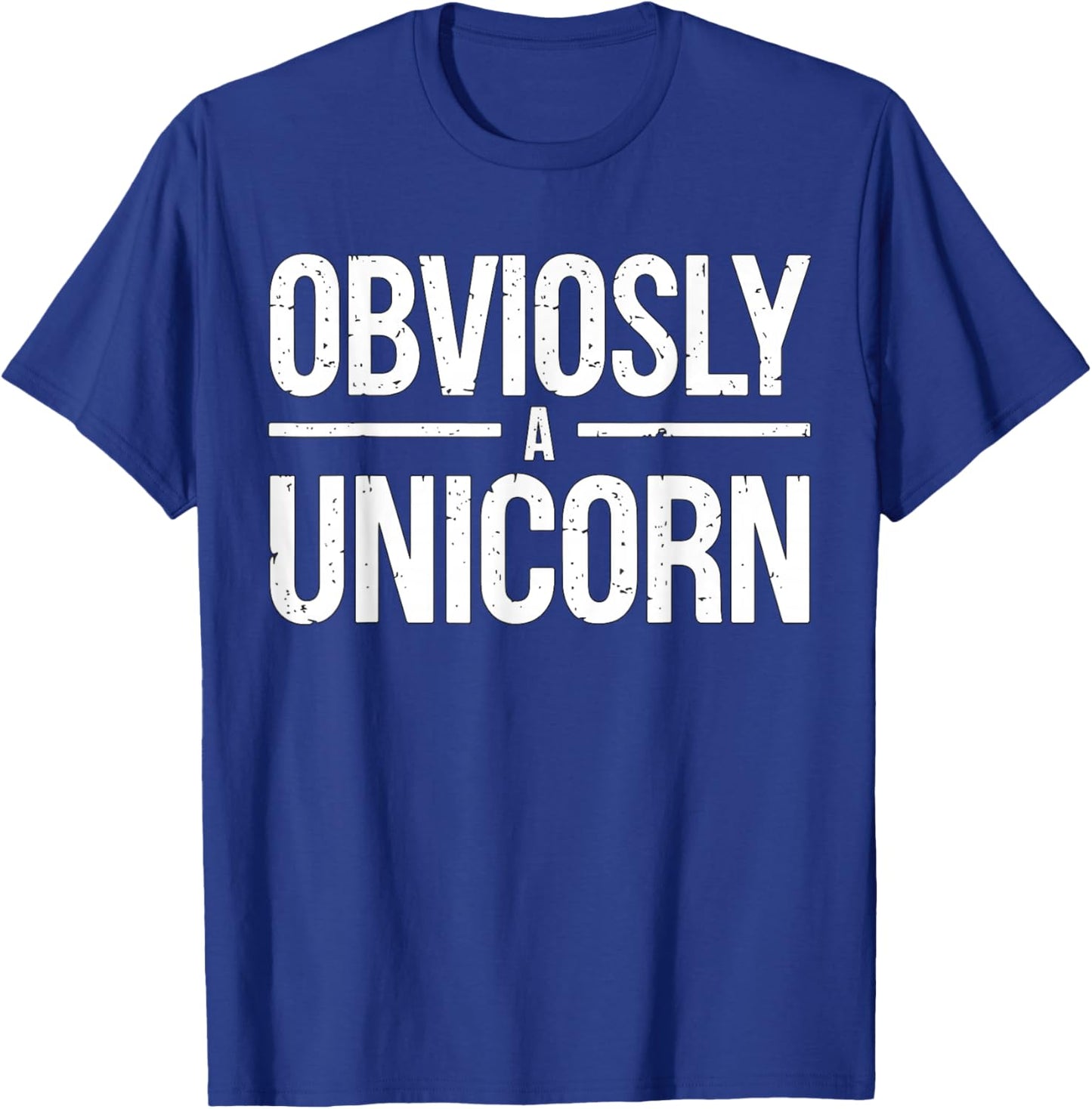 Obviously a Unicorn Costume Security T-Shirt - T-Shirt | Royal