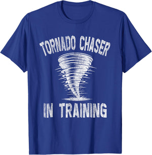 Tornado Chaser In Training - Storm Hunter T-Shirt - T-Shirt | Royal