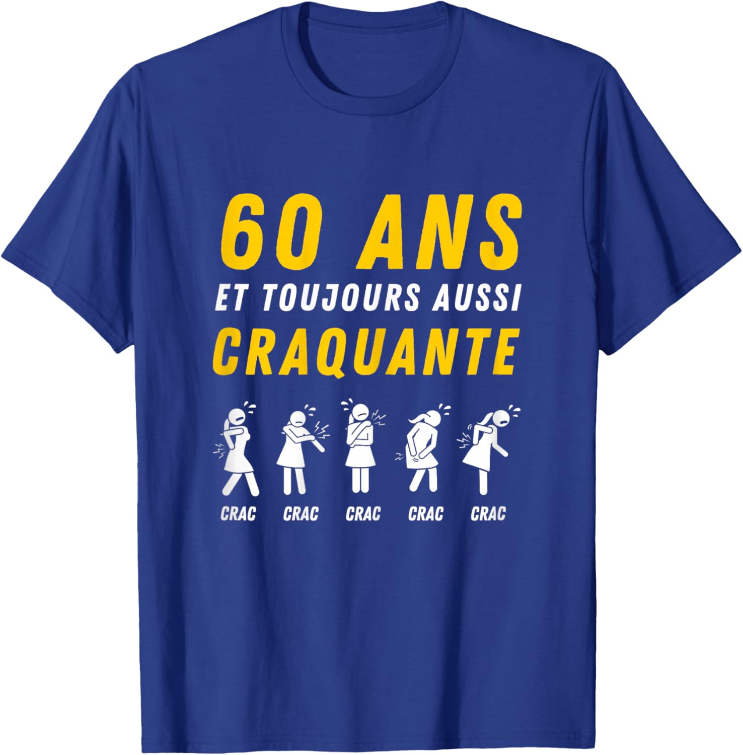 Gift 60 Years Woman 1966 Funny Birthday Woman T-Shirt - T-Shirt | Royal