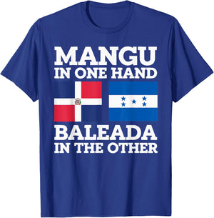 Half Dominican Half Honduran Dominican Republic Honduras T-Shirt - T-Shirt | Royal