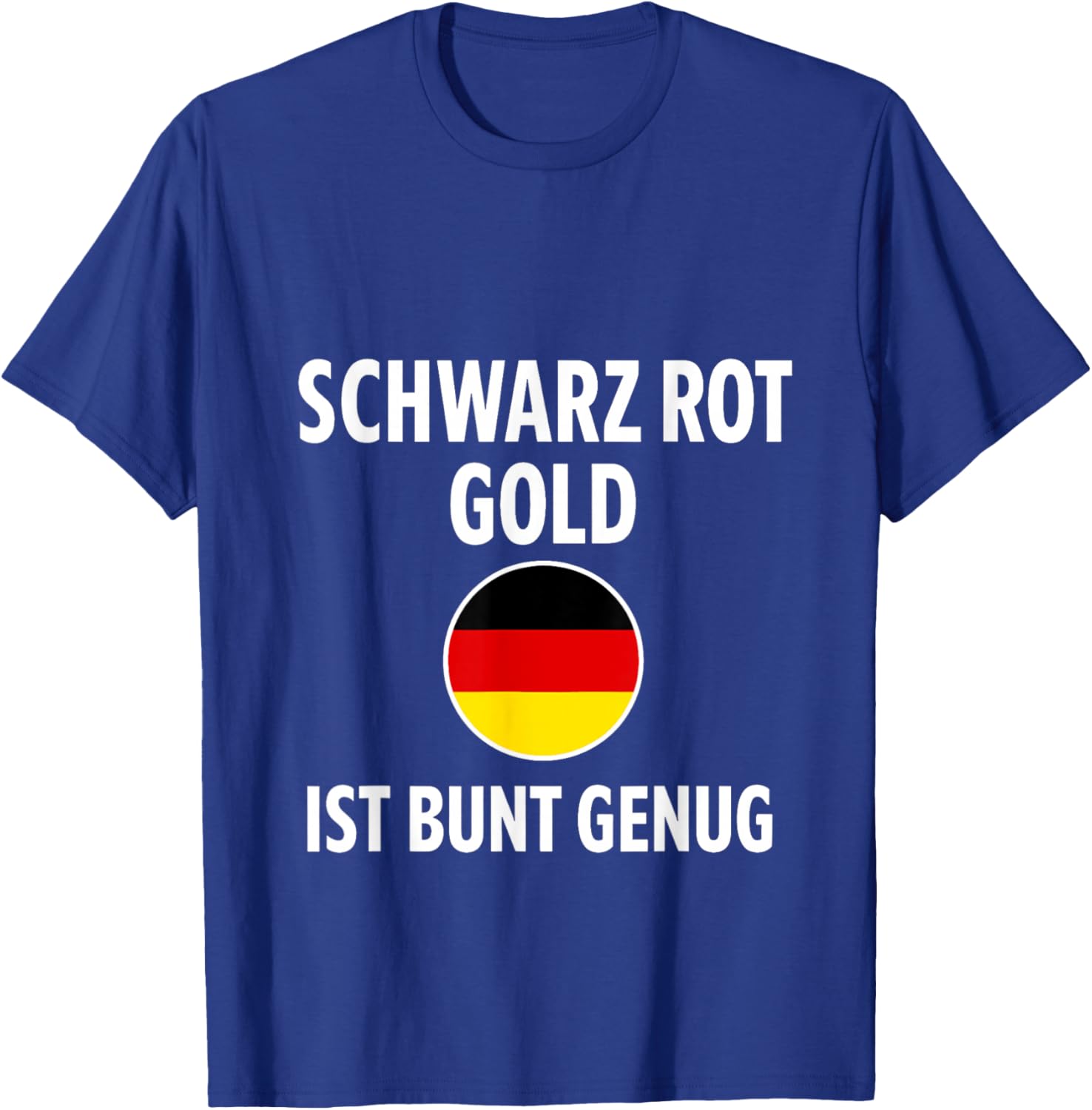 Deutschland Fan Outfit Schwarz Rot Gold Farben Design T-Shirt - T-Shirt | Royal