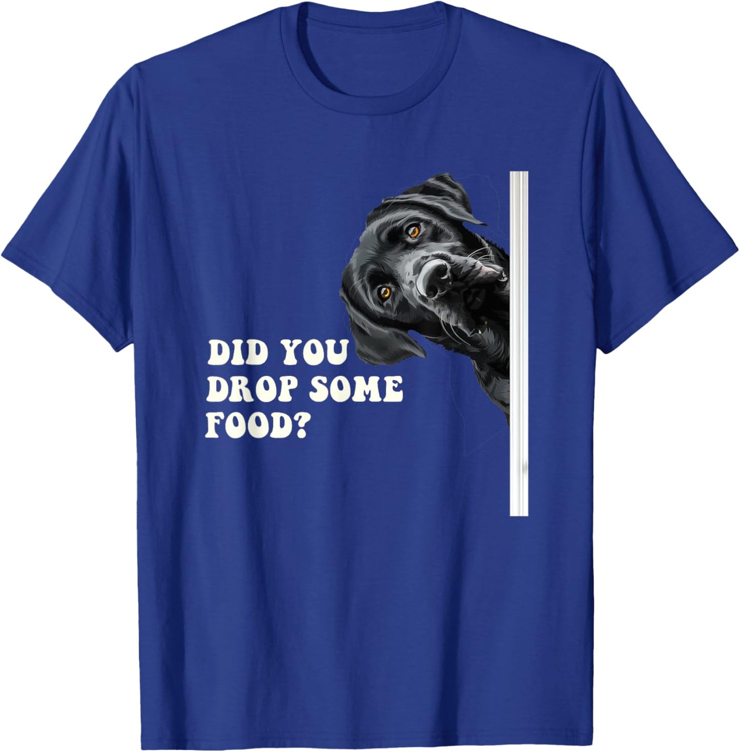 Black Labrador Funny Shirt T-Shirt - T-Shirt | Royal