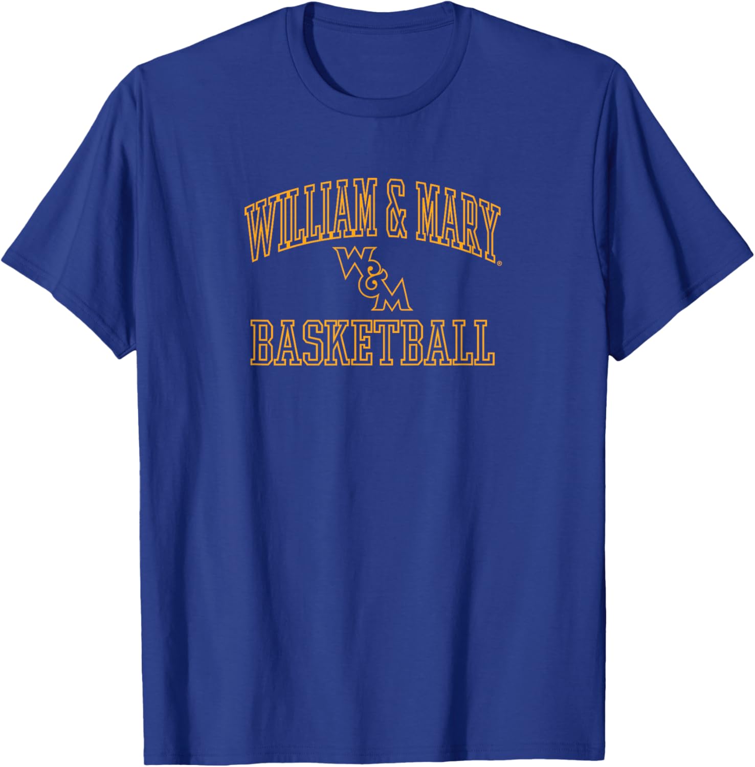 William & Mary Tribe Basketball Screen Green T-Shirt - T-Shirt | Royal