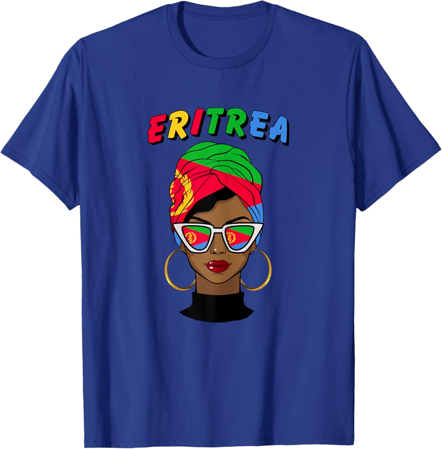 Eritrea, Eritrean Flag, Eritrea Girl, Eritrean Women T-Shirt - T-Shirt | Royal