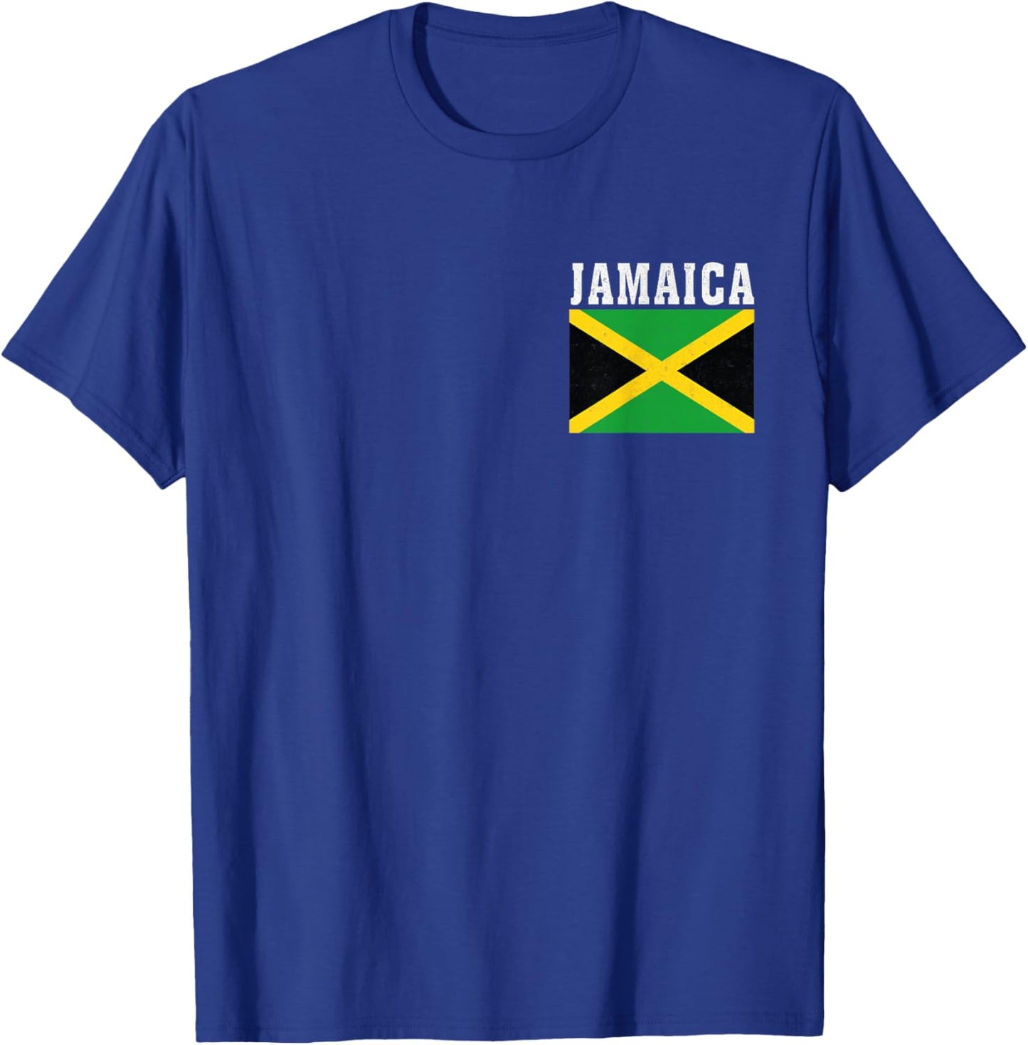 Jamaica Flag Patriotic National Roots Souvenir T-Shirt - T-Shirt | Royal