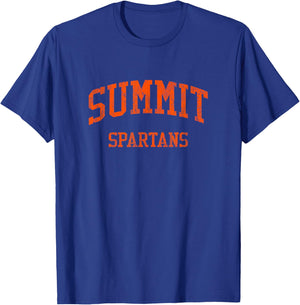 Summit High School HS Spring Hill TN Vintage Sports T-Shirt - T-Shirt | Royal