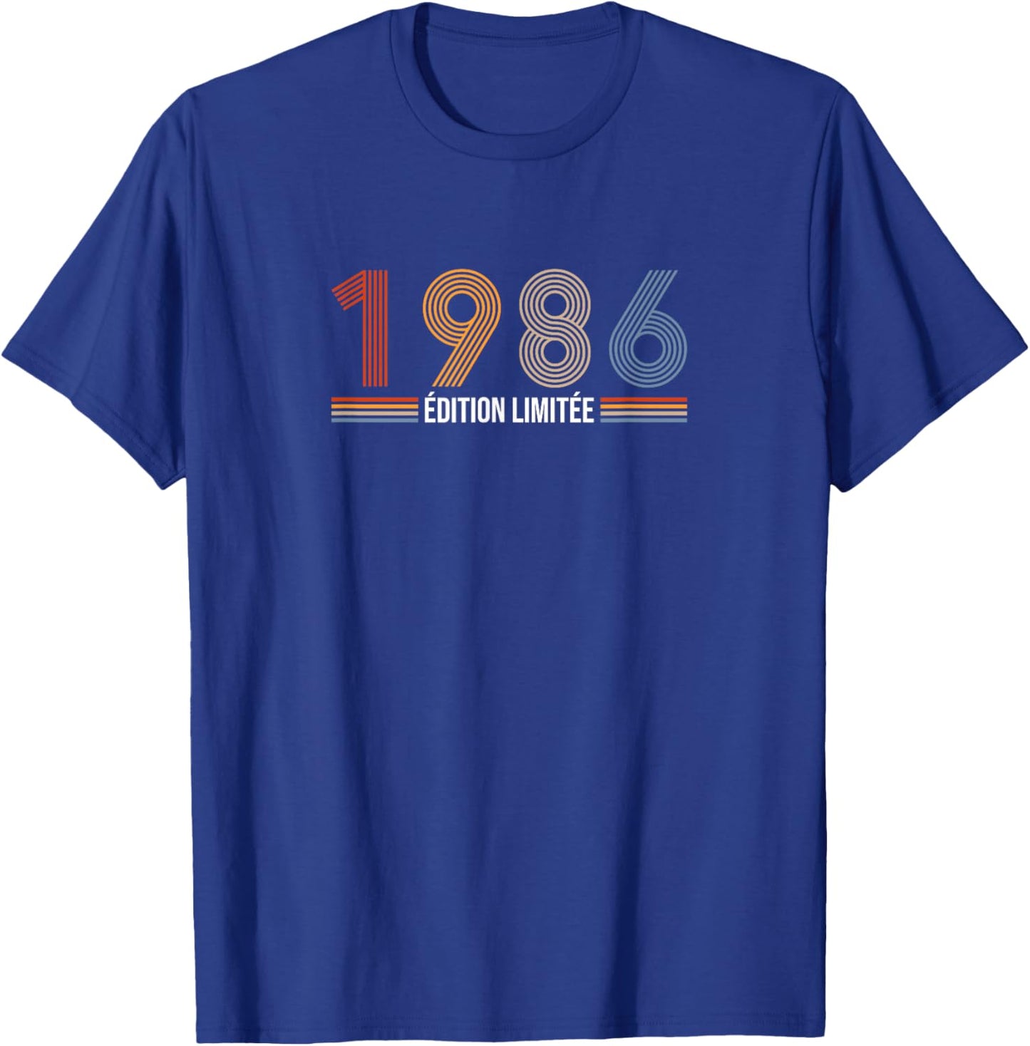 Vintage 1986 Limited Edition 39th Anniversary Retro 39 Years T-Shirt - T-Shirt | Royal