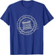 Athens Greece Travel Vintage Sign Stamp T-Shirt - T-Shirt | Royal