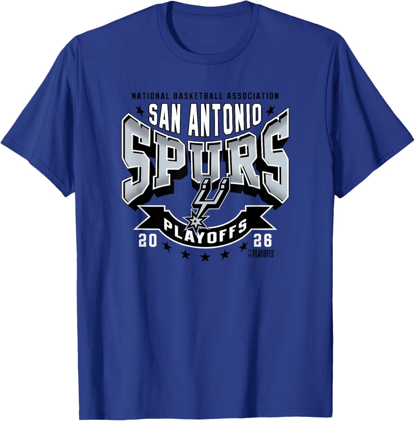 NBA Official 2026 Playoffs San Antonio Spurs Next T-Shirt - T-Shirt | Royal