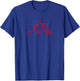 adidas Badge of Sport Camo Three Bar Graphic T-Shirt - T-Shirt | Royal