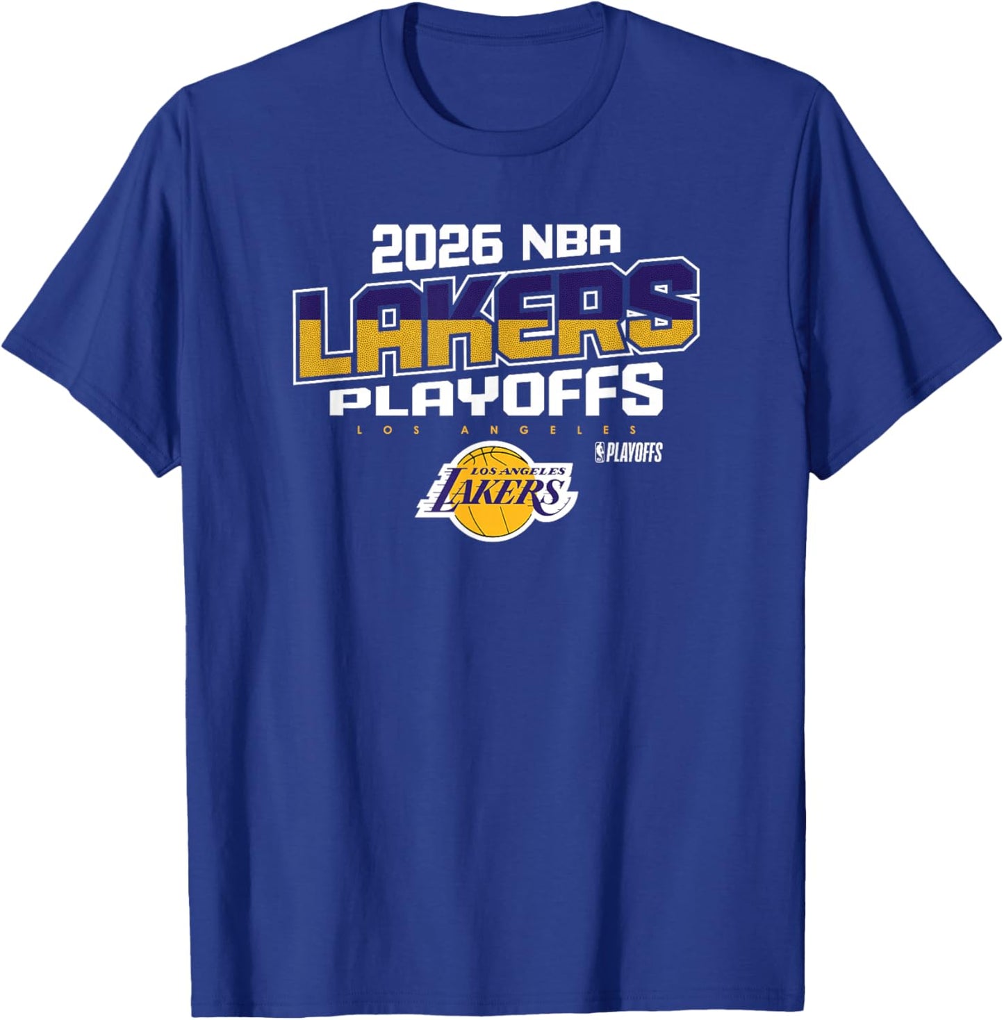 NBA Official 2026 Playoffs Los Angeles Lakers Next Level T-Shirt - T-Shirt | Royal