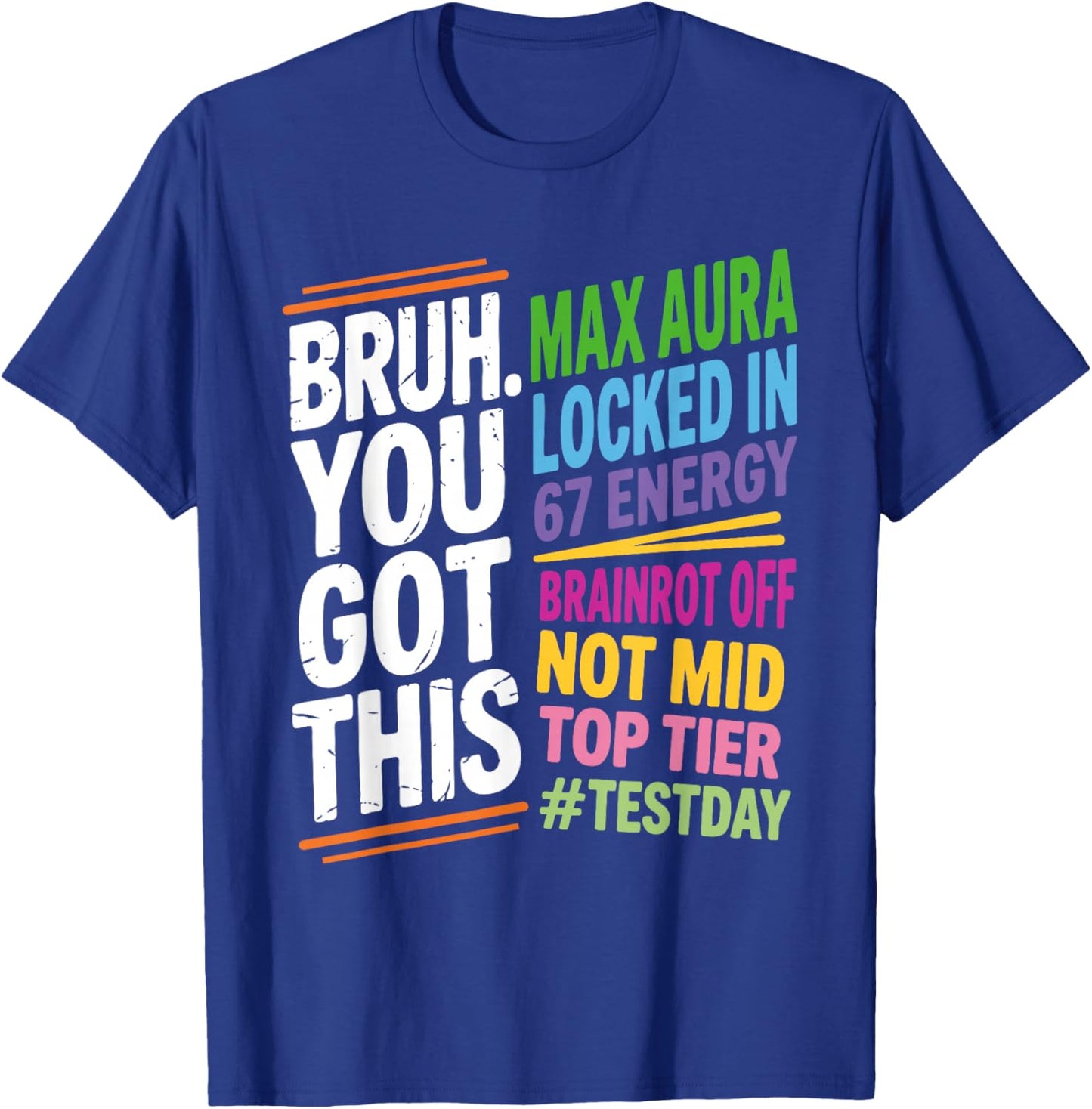 Exam Day Teacher T-Shirt - T-Shirt | Royal